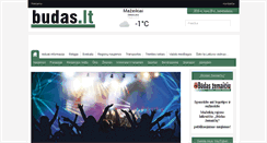 Desktop Screenshot of budas.lt